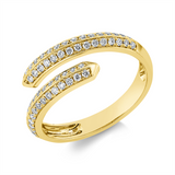 Ring 18 kt GG, 60 Brill. 0,36 ct, TW-si