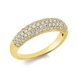 Ring 18 kt GG, 83 Brill. 0,67 ct, TW-si
