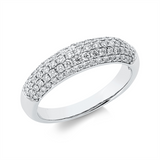 Ring 18 kt WG, 83 Brill. 0,68 ct, TW-si