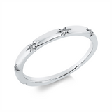Ring 18 kt WG, 5 Brill. 0,06 ct, TW-si