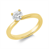 Ring 18 kt GG, GIA7526416561, 1 Brill. 0,70 ct, TW-si