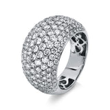 Ring 18 kt WG, 167 Brill. 3,21 ct, TW-vsi