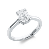 Ring 18 kt WG, GIA2497321451, 1 Sm.schliff 2,00 ct, TW-vsi