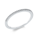 Ring 18 kt WG, 28 Brill. 0,11 ct, TW-si