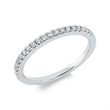 Ring 18 kt WG, 19 Brill. 0,20 ct, TW-si