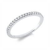 Ring 18 kt WG, 22 Brill. 0,18 ct, TW-si