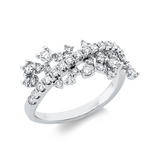 Ring 18 kt WG, 38 Brill. 0,69 ct, TW