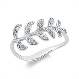Ring 18 kt WG, 20 Brill. 0,20 ct, TW-si/pi
