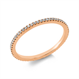 Ring 18 kt RG, 61 Dia. 0,20 ct, I-si