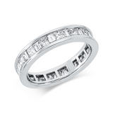 Ring 18 kt WG, 16 Bag. 0,63 ct, TW-vsi/si, 16 Princ. 1,10 ct, TW-vsi/si