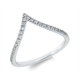 Ring 18 kt WG, 29 Brill. 0,17 ct, TW-pi