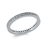 Ring 14 kt WG, 44 Brill. 0,40 ct, TW-si