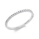 Ring 18 kt WG, 25 Brill. 0,15 ct, TW-si
