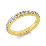 Ring 18 kt GG, 26 Brill. 1,51 ct, TW-si