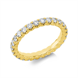 Ring 18 kt GG, 27 Brill. 1,41 ct, TW-si