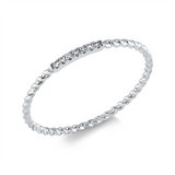 Ring 18 kt WG, 7 Dia. 0,03 ct, TW-si