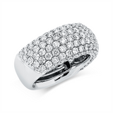 Ring 18 kt WG, 119 Brill. 2,97 ct, TW-si