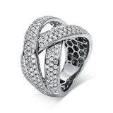 Ring 18 kt WG, 207 Brill. 2,29 ct, TW-vsi