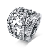 Ring 18 kt WG, 115 Brill. 2,47 ct, TW-vsi