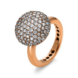 Ring 18 kt RG, 109 Brill. 2,09 ct, TW-vsi