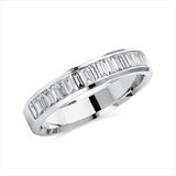 Ring 14 kt WG, 20 Bag. 0,50 ct, TW-si