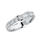 Ring 14 kt WG, 20 Bag. 0,50 ct, TW-si