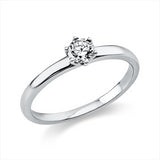 Ring 950 Pt Platin, 1 Brill. 0,25 ct, TW-si