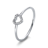 Ring 18 kt WG, 14 Brill. 0,05 ct, TW-si