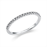 Ring 14 kt WG, 20 Brill. 0,15 ct, TW-si