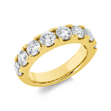 Ring 18 kt GG, 8 Brill. 2,01 ct, TW-si