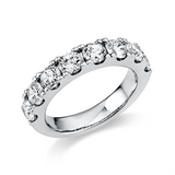 Ring 18 kt WG, 8 Brill. 2,01 ct, TW-si