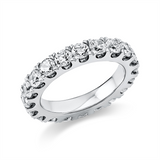 Ring 14 kt WG, 19 Brill. 2,76 ct, TW-si