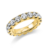 Ring 14 kt GG, 16 Brill. 3,73 ct, TW-si