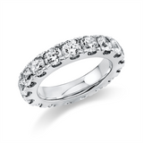 Ring 14 kt WG, 16 Brill. 3,73 ct, TW-si