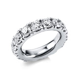 Ring 18 kt WG, 15 Brill. 6,95 ct, TW-si