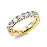 Ring 18 kt GG, 18 Brill. 3,28 ct, TW-si