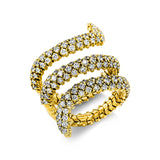 Ring 18 kt GG, 166 Brill. 2,66 ct, TW-vsi/si