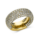 Ring 18 kt GG, 282 Brill. 5,35 ct, TW-vsi