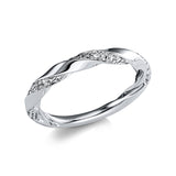 Ring 18 kt WG, 28 Brill. 0,23 ct, TW-si