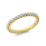 Ring 18 kt GG, 34 Brill. 0,78 ct, TW-si