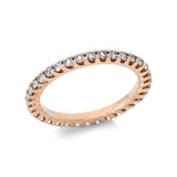 Ring 18 kt RG, 34 Brill. 0,78 ct, TW-si