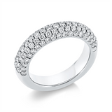 Ring 18 kt WG, 96 Brill. 1,52 ct, TW-vsi