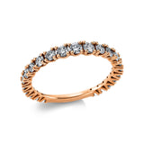 Ring 18 kt RG, 23 Brill. 0,88 ct, TW-vsi