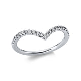 Ring 14 kt WG, 23 Brill. 0,22 ct, TW-vsi