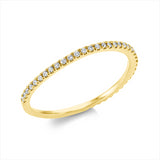 Ring 18 kt GG, 37 Brill. 0,19 ct, TW-si