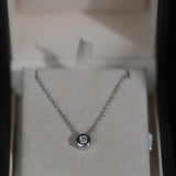 Halskette mit Anhänger, Kettenbreite 1,1mm