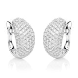 Creolen 18 kt WG, 212 Brill. 2,65 ct, TW-vsi/si