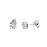 Ohrstecker 18 kt WG, Brill. 0,49 ct, TW-vsi/si