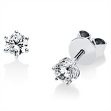 Ohrstecker 18 kt WG, 2 Brill. 0,50 ct, TW-si
