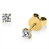 Ohrstecker 18 kt GG, 2 Brill. 0,30 ct, TW-si